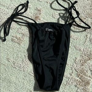 Pacsun black cheeky bathing suit bottom size xxs  NWOT | y2k swimwear